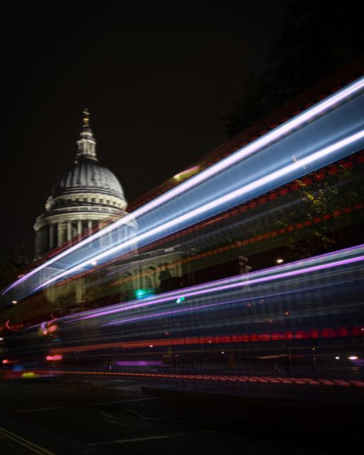 Light Trails — photography for St Paul's