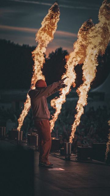 Pyrotechnics — photography for Live Show