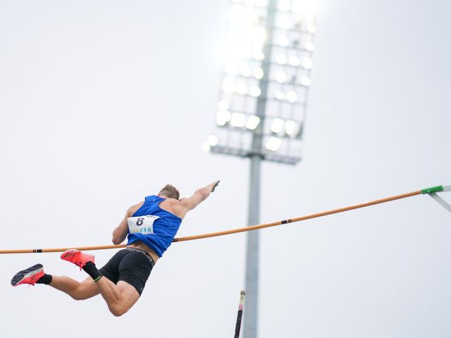 Over the Bar — photography for Pole Vault