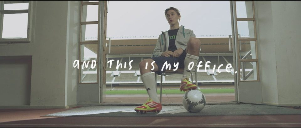 Footballer — This Is My Office — still from the film for Pekka Sihvola