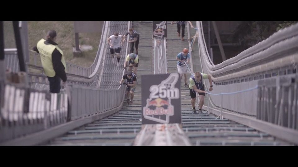 Red Bull — 400m — still from the film for Red Bull